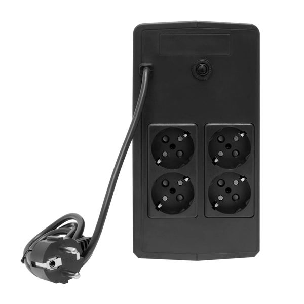 Рисунок 2. SNR-UPS-LID-1200-LED-PRO источник бесперебойного питания Line-Interactive, 1200 VA, LED серии PRO - общий вид задней панели