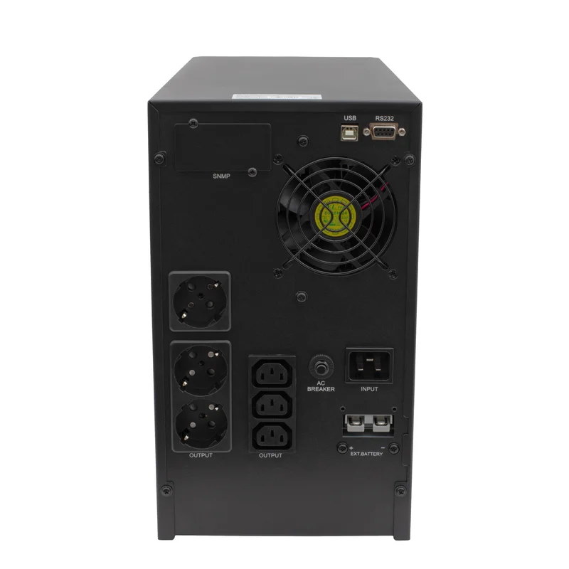 Рисунок 2. SNR-UPS-LID-3000-XPS источник бесперебойного питания Line-Interactive, 3000 VA, без встроенных АКБ - общий вид тыльной панели Рисунок 2. SNR-UPS-LID-3000-XPS источник бесперебойного питания Line-Interactive, 3000 VA, без встроенных АКБ - общий вид тыльной панели