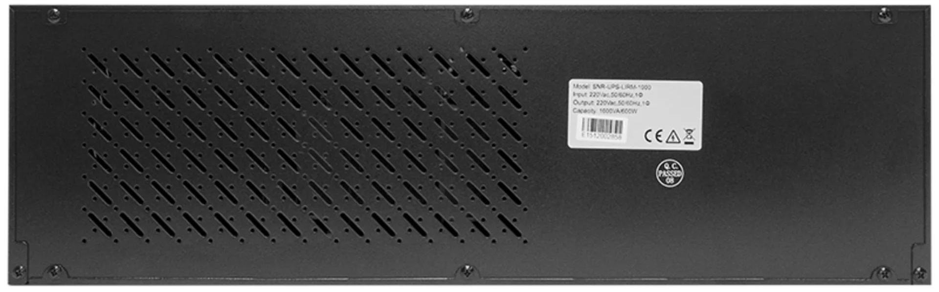 Рисунок 2. SNR-UPS-LIRM-1000 источник бесперебойного питания Line-Interactive, 1000 VA, Rackmount LCD - общий вид задней панели