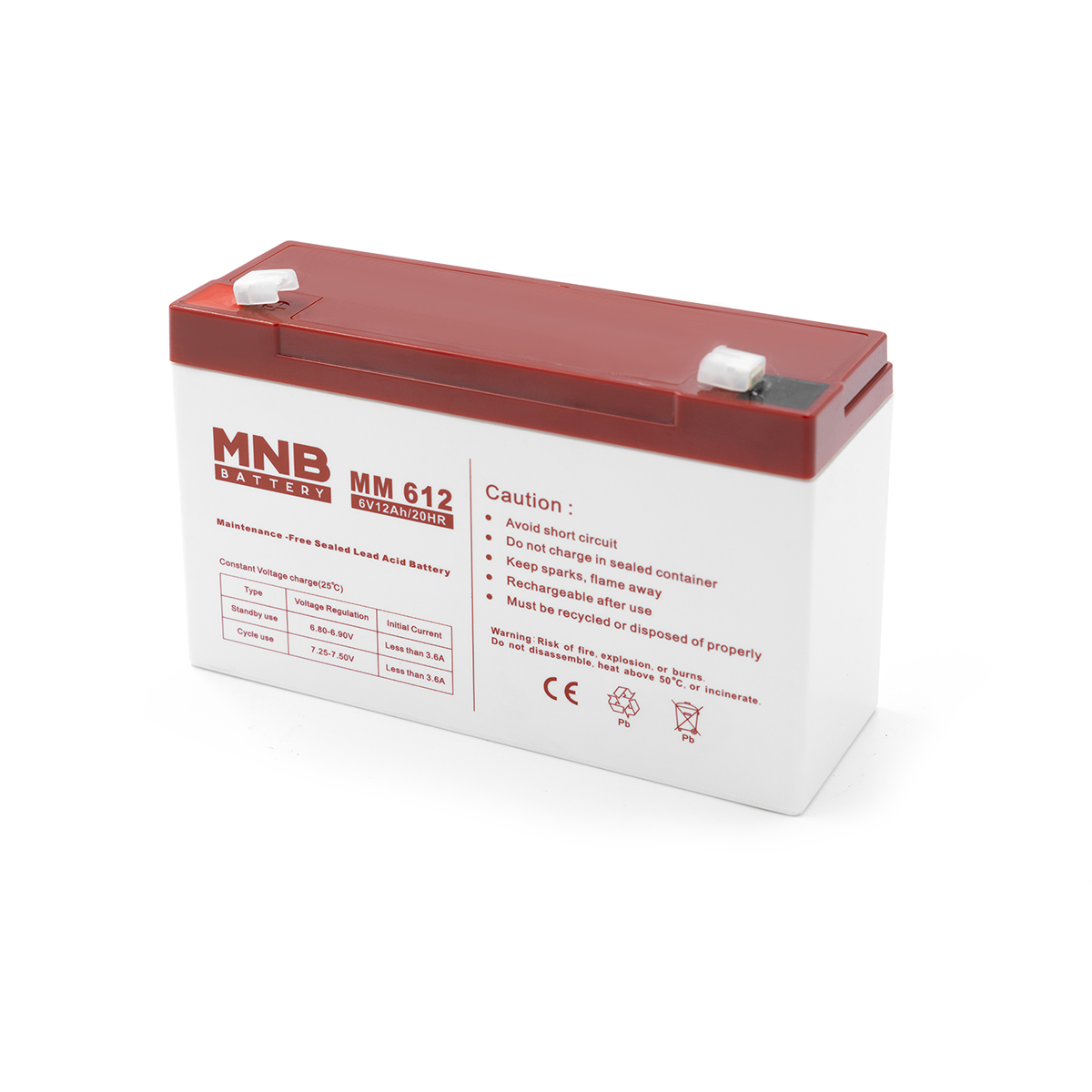 Аккумуляторная батарея MNB Battery MM 612 Аккумуляторная батарея MNB Battery MM 612