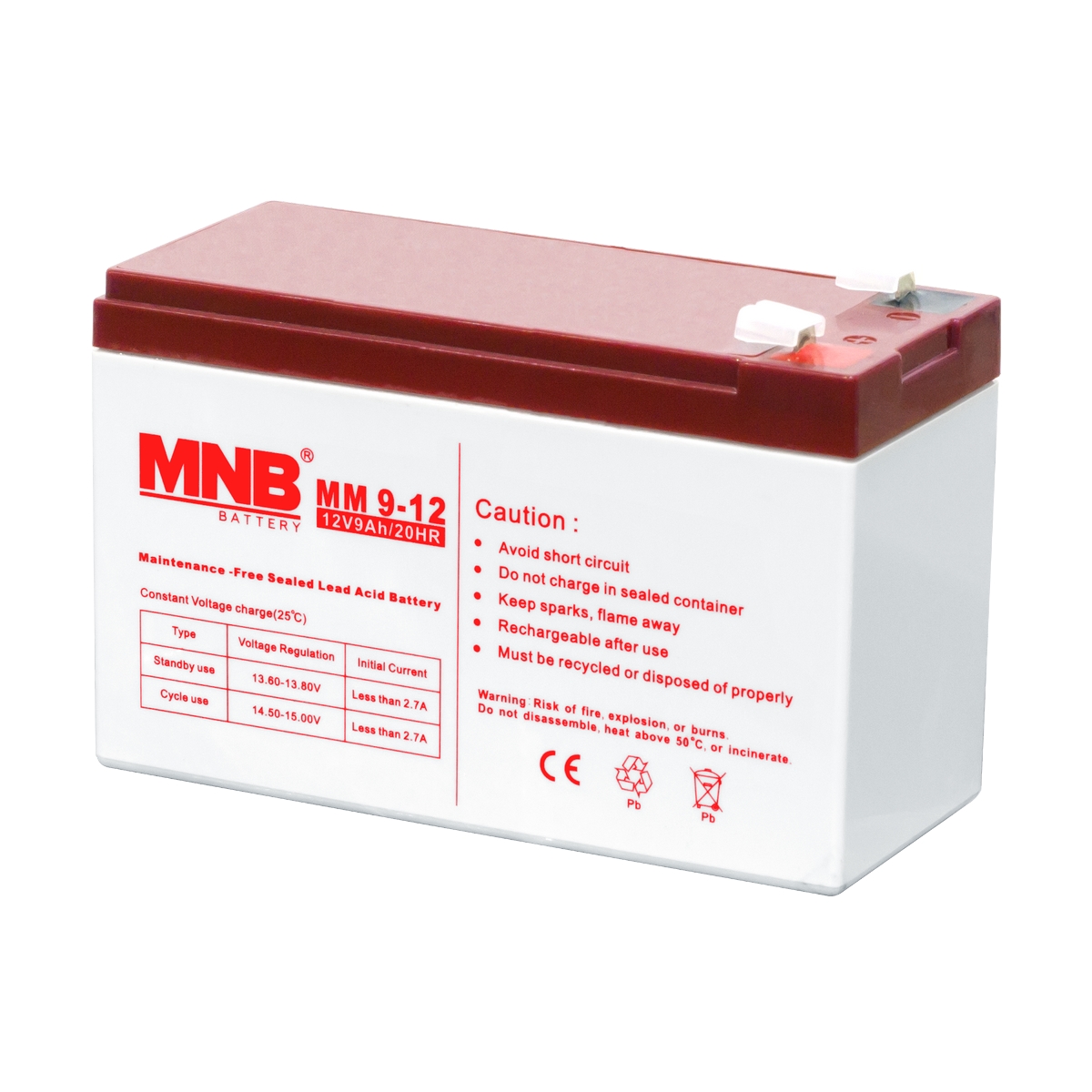 Аккумуляторная батарея MNB Battery MM 9-12 Аккумуляторная батарея MNB Battery MM 9-12