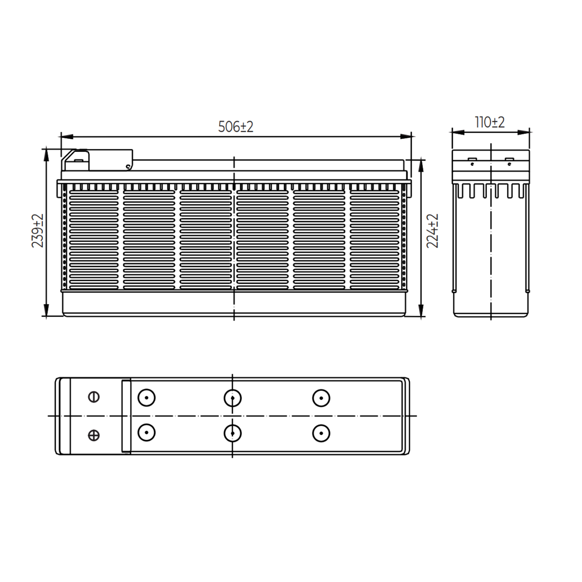 Аккумуляторная батарея MNB Battery MR 105-12 FT L Аккумуляторная батарея MNB Battery MR 105-12 FT L