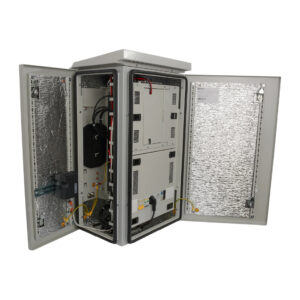 SNR-OWC-8K2-15E-BP09-08DC-FT2SB Уличный управляемый коммутационный узел, 8GPOE, климатического исполнения IP54, 48В 9Ач