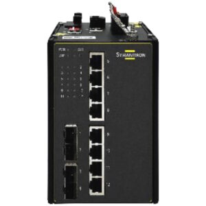 Symanitron SWMGR-84XG-MD промышленный управляемый коммутатор L3 на DIN-рейку