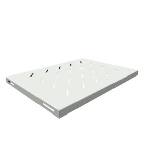 SNR-SHELF-06035-20G Полка стационарная для шкафов глубиной 600мм, (глубина полки 350мм) распределенная нагрузка 20кг, цвет-серый (SNR-SHELF-06035-20G)
