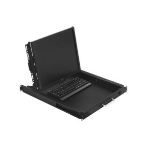 SNR-SHELF PULL-OUT-MONITOR 19", KEYBOARD-550 Полка выдвижная с монитором 19" и клавиатурой в шкафы глубиной 800 мм (глубина полки 550мм), цвет черный
