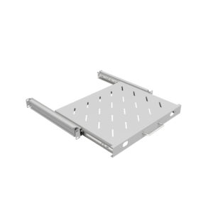 SNR-SHELF-06035-20GS Полка выдвижная для шкафов глубиной 600мм, (глубина полки 350мм) распределенная нагрузка 20кг, цвет-серый (SNR-SHELF-06035-20GS)