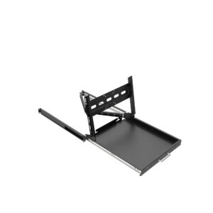 SNR-SHELF-MONITOR-550 Полка выдвижная для монитора в шкафы глубиной 800мм (глубина полки 550мм), цвет черный (SNR-SHELF-MONITOR-550)