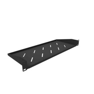 SNR-SHELF-04020-20BC Полка консольная для шкафов глубиной 400мм, (глубина полки 200мм) распределенная нагрузка 20кг, цвет-черный (SNR-SHELF-04020-20BC)