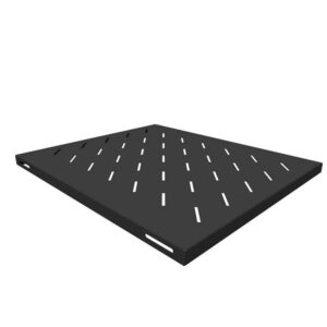 SNR-SHELF-08055-20B Полка стационарная для шкафов глубиной 800мм, (глубина полки 550мм) распределенная нагрузка 20кг, цвет-черный (SNR-SHELF-08055-20B)