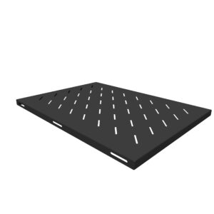 SNR-SHELF-09065-20B Полка стационарная для шкафов глубиной 900мм, (глубина полки 650мм) распределенная нагрузка 20кг, цвет-черный (SNR-SHELF-09065-20B)
