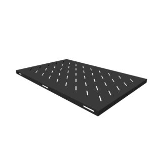 SNR-SHELF-10071-20B Полка стационарная для шкафов глубиной 1000мм, (глубина полки 710мм) распределенная нагрузка 20кг, цвет-черный (SNR-SHELF-10071-20B)
