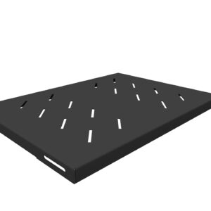 SNR-SHELF-06035-120B Полка стационарная усиленная для шкафов глубиной 600мм, (глубина полки 350мм) распределенная нагрузка 120кг, цвет-черный (SNR-SHELF-06035-120B)